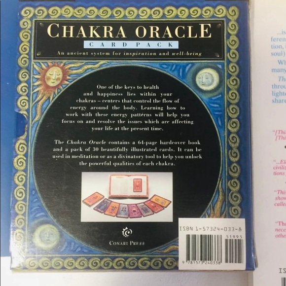 Chakra Meditation Kit 6pc Set Tarot Oracle Cards , CD , Cassettes, Books & More - Picture 13 of 13